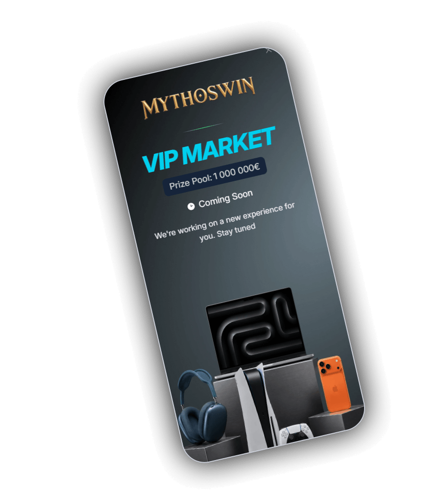 Κατάστημα μπόνους VIP MARKET του καζίνο MythosWin